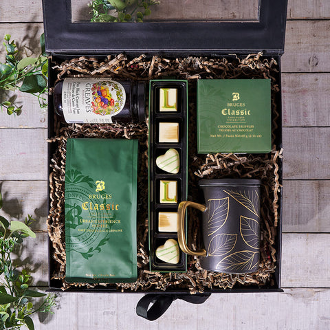 Complete Coffee Break Gift Box, gourmet gift, gourmet, coffee gift, coffee, chocolate gift, chocolate