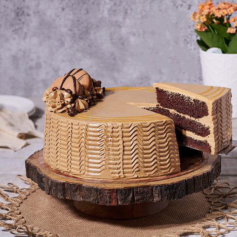 Large Mocha Cake, cake gift, cake, gourmet gift, gourmet, chocolate gift, chocolate, baked goods gift, baked goods