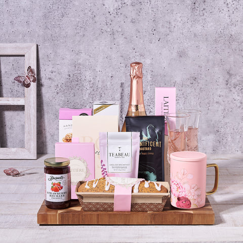 Complete Brunch Celebration Gift Set, wine gift baskets, gourmet gift baskets, gift baskets, Mother's Day gift baskets, mother's day