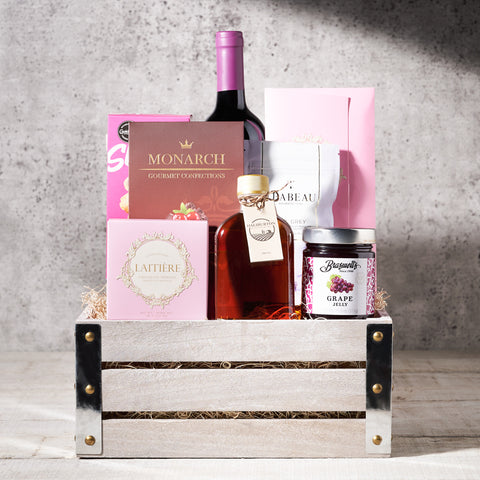 Georgian Bay Wine Gift Crate, Gourmet Gift Baskets, Wine Gift Baskets, Canada Delivery