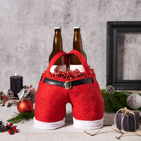 Merry Christmas Craft Beer Gift Set, Christmas gift baskets, beer gift baskets