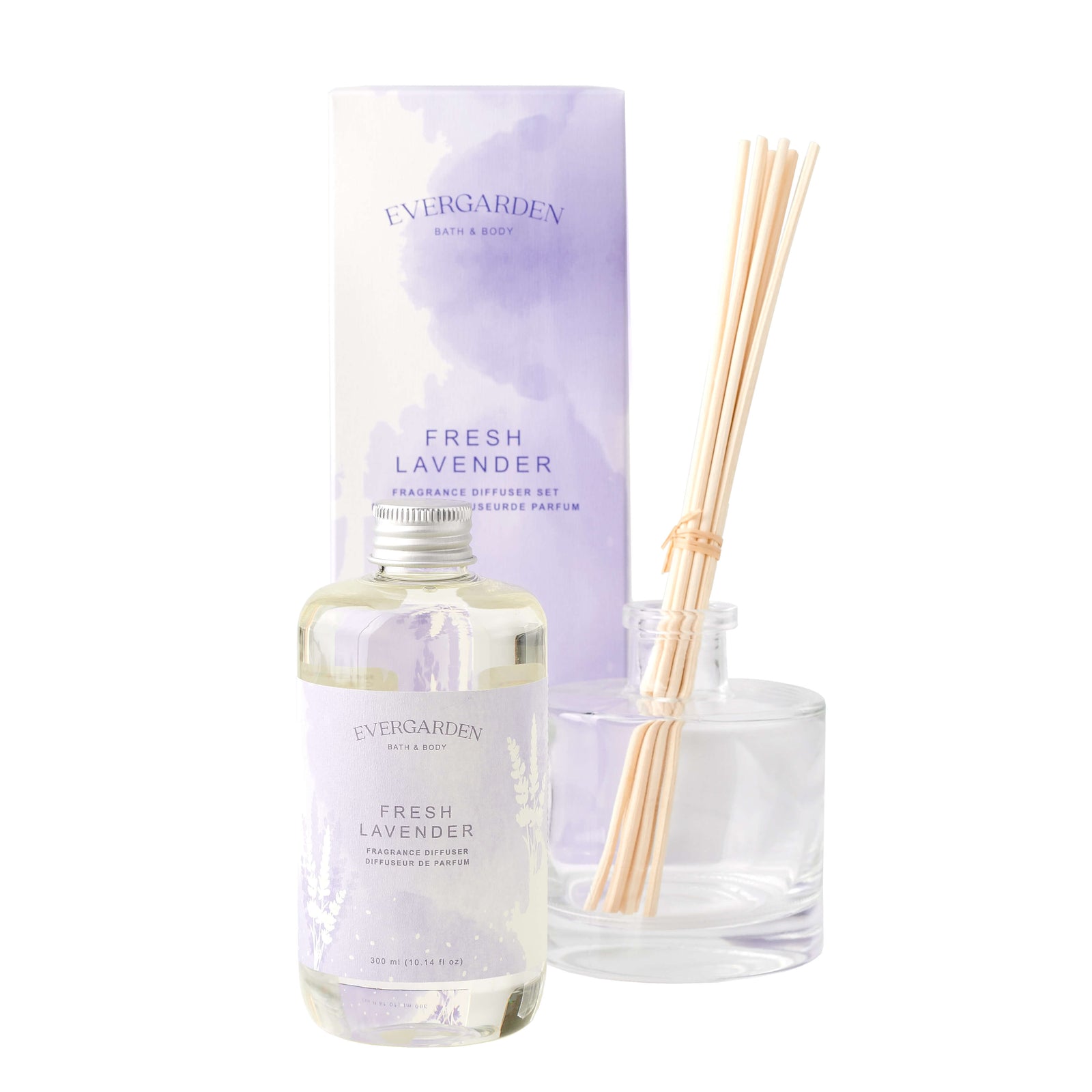 Set 24071-2021, Relaxing Gift Tray, lavendar, bath products, bath mitt, loofah, lotion, cream, body wash,. wash, bath, body, candle, diffuser, scented, bath salts, salts, pumice, spa