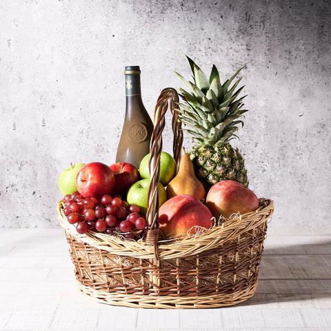 Georgina Fruit Basket, wine gift baskets, gourmet gifts, gifts, fruit, fruit basket