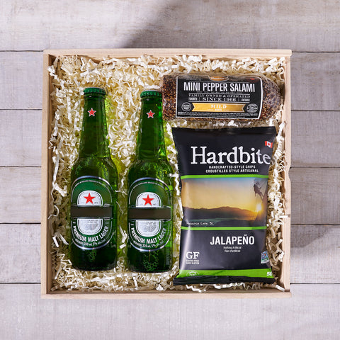 St. Patrick’s Day Salami Snack Box, beer gift, snack gift, st patricks day gift, st patricks day