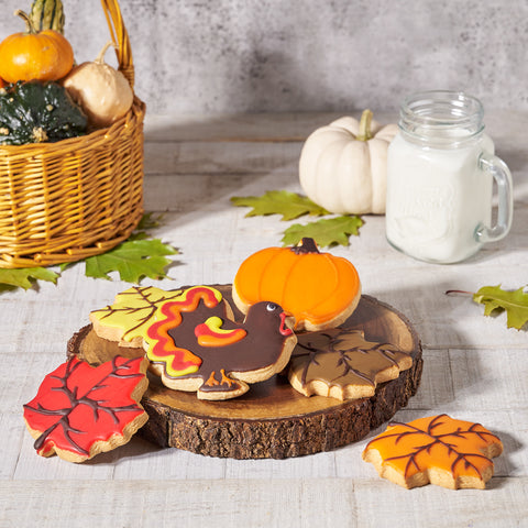 Seasonal Fall Cookies, Baked Goods, Fall Gifts, Canada Delivery