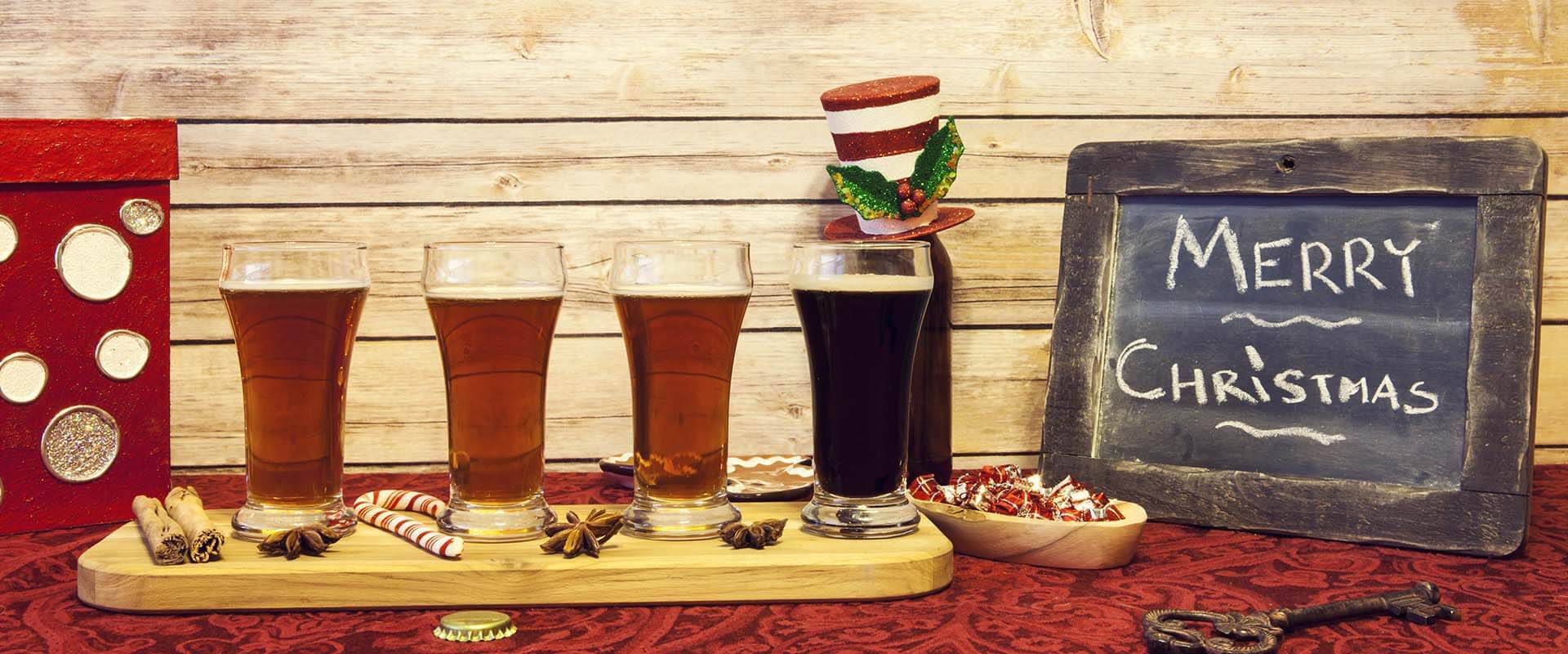 Christmas Gift Baskets with Beer