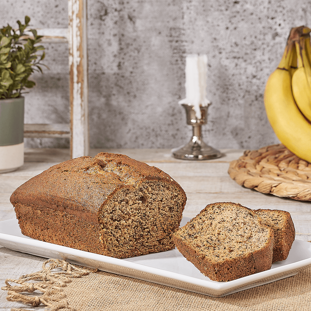 Banana Loaf, loaf gift, loaf, baked goods gift, baked goods, dessert gift, dessert