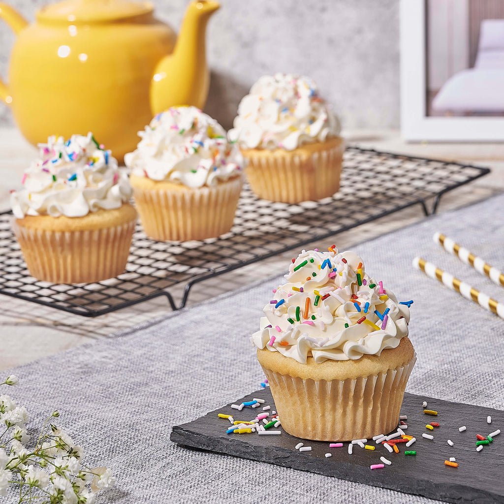 Birthday Sprinkle Cupcakes Cupcake gift baskets