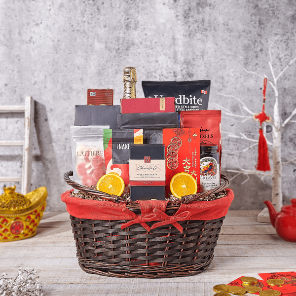 Chinese New Year Feast, chinese new year gift, chinese new year, lunar new year gift, lunar new year, champagne gift, champagne, sparkling wine gift, sparkling wine, Canada delivery