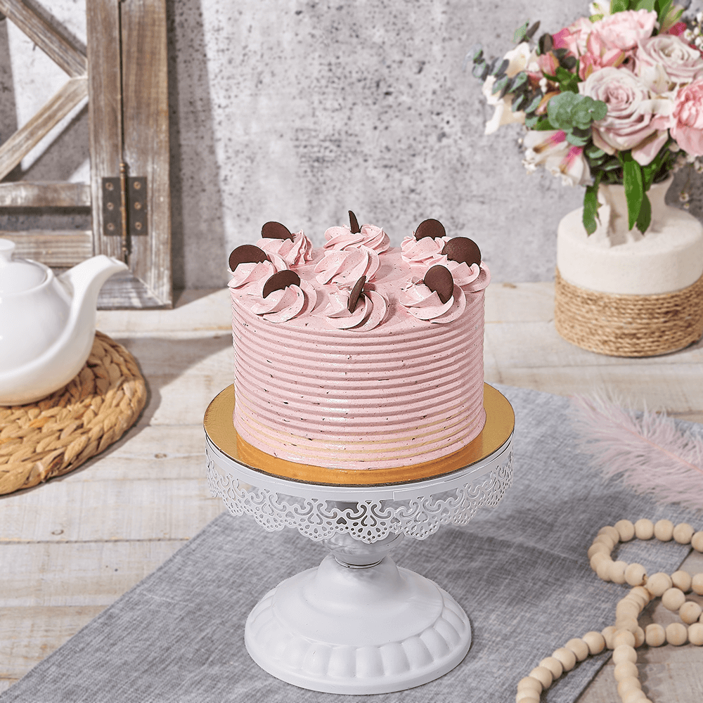 Chocolate Cake With Strawberry Buttercream, cake gift, cake, chocolate cake gift, chocolate cake