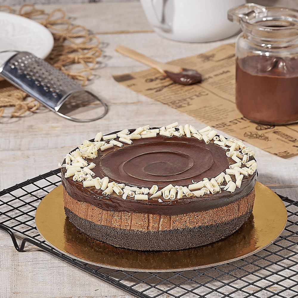 Chocolate Cheesecake With Hazelnut Spread, cake gift, cake, dessert gift, dessert, cheesecake gift, cheesecake