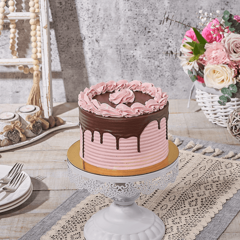 Chocolate Raspberry Cake, cake gift, cake, chocolate cake gift, chocolate cake