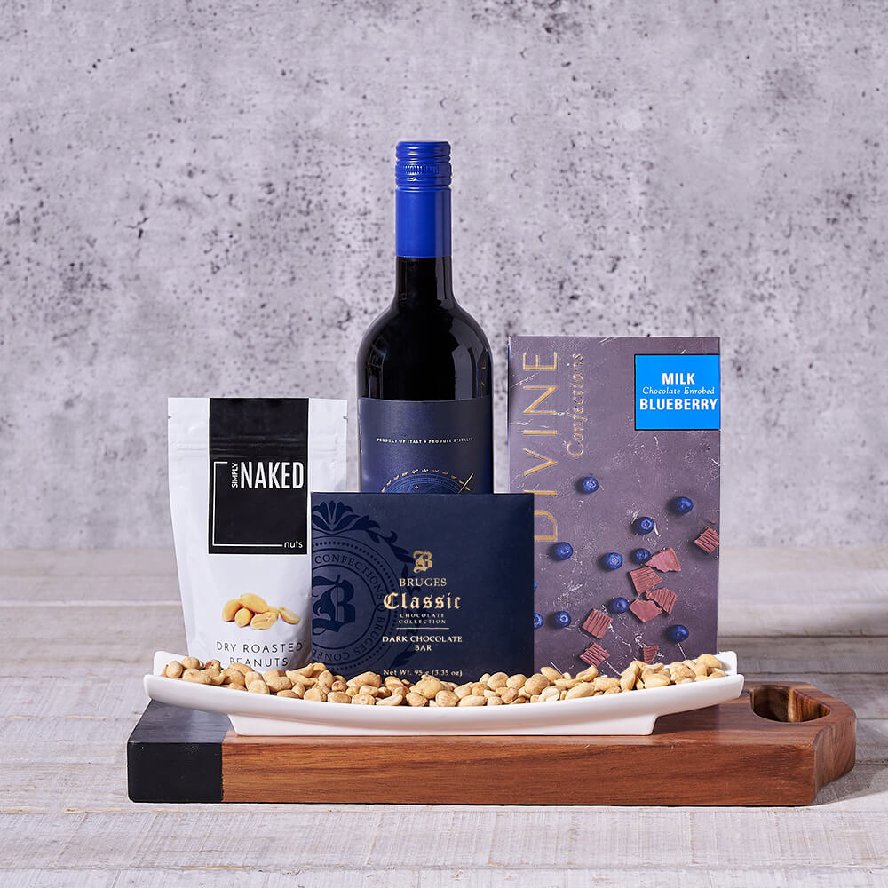 When Sweet Meets Savoury Wine Gift, wine gift, wine, gourmet gift, gourmet, nuts gift, nuts
