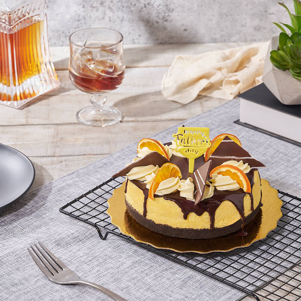 Happy Father's Day Cheesecake Gift, cake gift baskets, father's day, cheesecake, Canada delivery