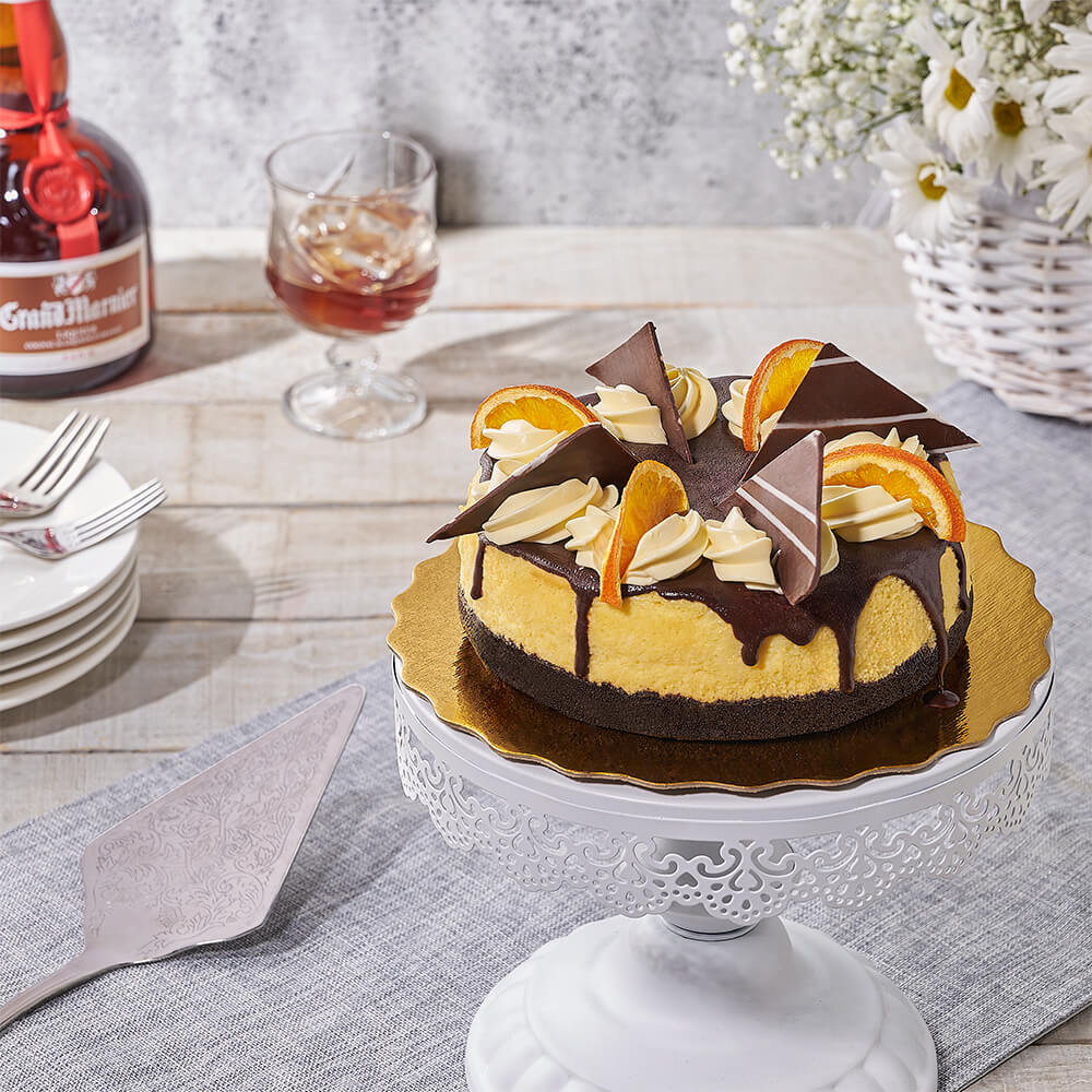 Grand Marnier Cheesecake, cheesecake gift, cheesecake, cake gift, cake, Canada delivery