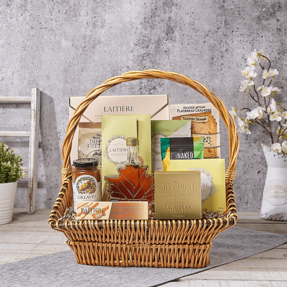 In-house gift basket preparation and quality control