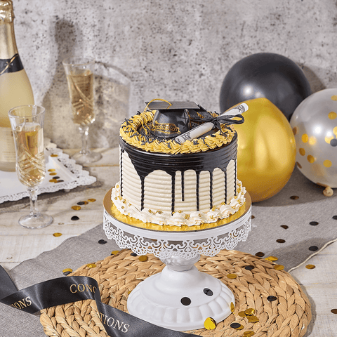 Happy Graduation Cake, cake gift, cake, gourmet gift, gourmet, graduation gift, graduation
