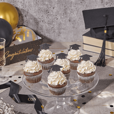 Happy Graduation Cupcakes, cupcake gift, cupcake, gourmet gift, gourmet,  graduation gift, graduation