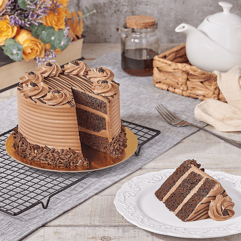 Hazelnut Chocolate Cake, cake gift, cake, dessert gift, dessert, baked goods gift, baked goods