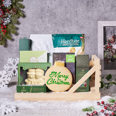 Holiday Snacking Gift Set, christmas gift, christmas, holiday gift, holiday, gourmet gift, gourmet, chocolate gift, chocolate