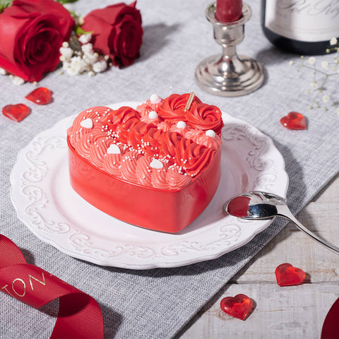 Loving Mini Heart Cake Tin, cake gift, cake, valentines day gift, valentines day, gourmet gift, gourmet, heart cake gift, heart cake