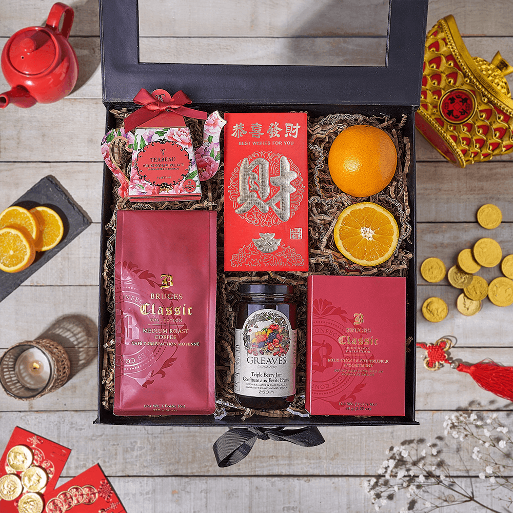 Lunar New Year Sweet Treat Gift Box, chinese new year gift, chinese new year, lunar new year gift, lunar new year, Canada delivery