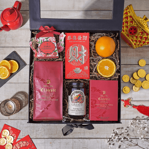 Lunar New Year Sweet Treat Gift Box, chinese new year gift, chinese new year, lunar new year gift, lunar new year, Canada delivery