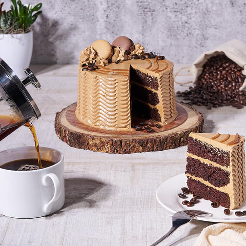 Mocha Cake, cake gift, cake, gourmet gift, gourmet, bakery gift, bakery