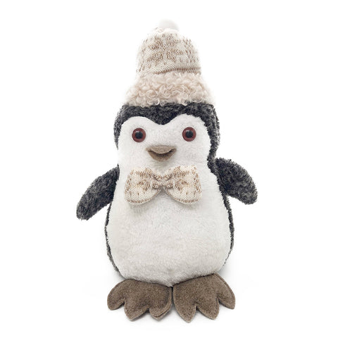 Large Holiday Penguin, plush toy, plush, plush toy gift, plush gift, holiday decoration gift, holiday decoration