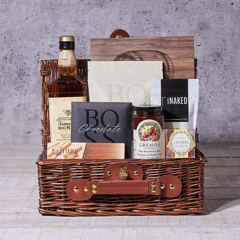 Premier Spirits & Sweets Gift Basket, liquor gift, liquor, gourmet gift, gourmet, chocolate gift, chocolate