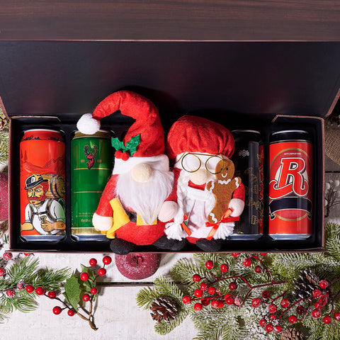 Santa & Craft Beer Gift Box, christmas gift, christmas, holiday gift, holiday, beer gift, beer