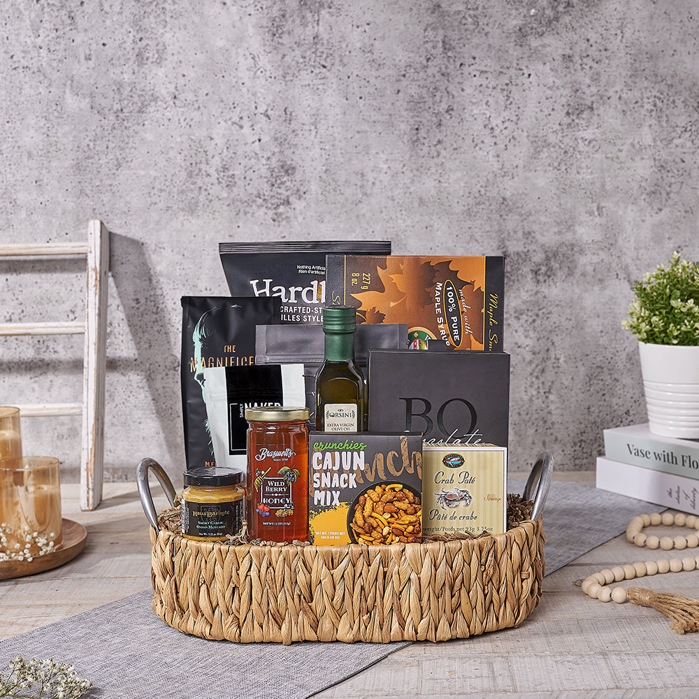 Seafarer’s Seafood Tray, salmon gift, salmon, seafood gift, seafood, gourmet gift, gourmet, chocolate gift, chocolate, Canada delivery