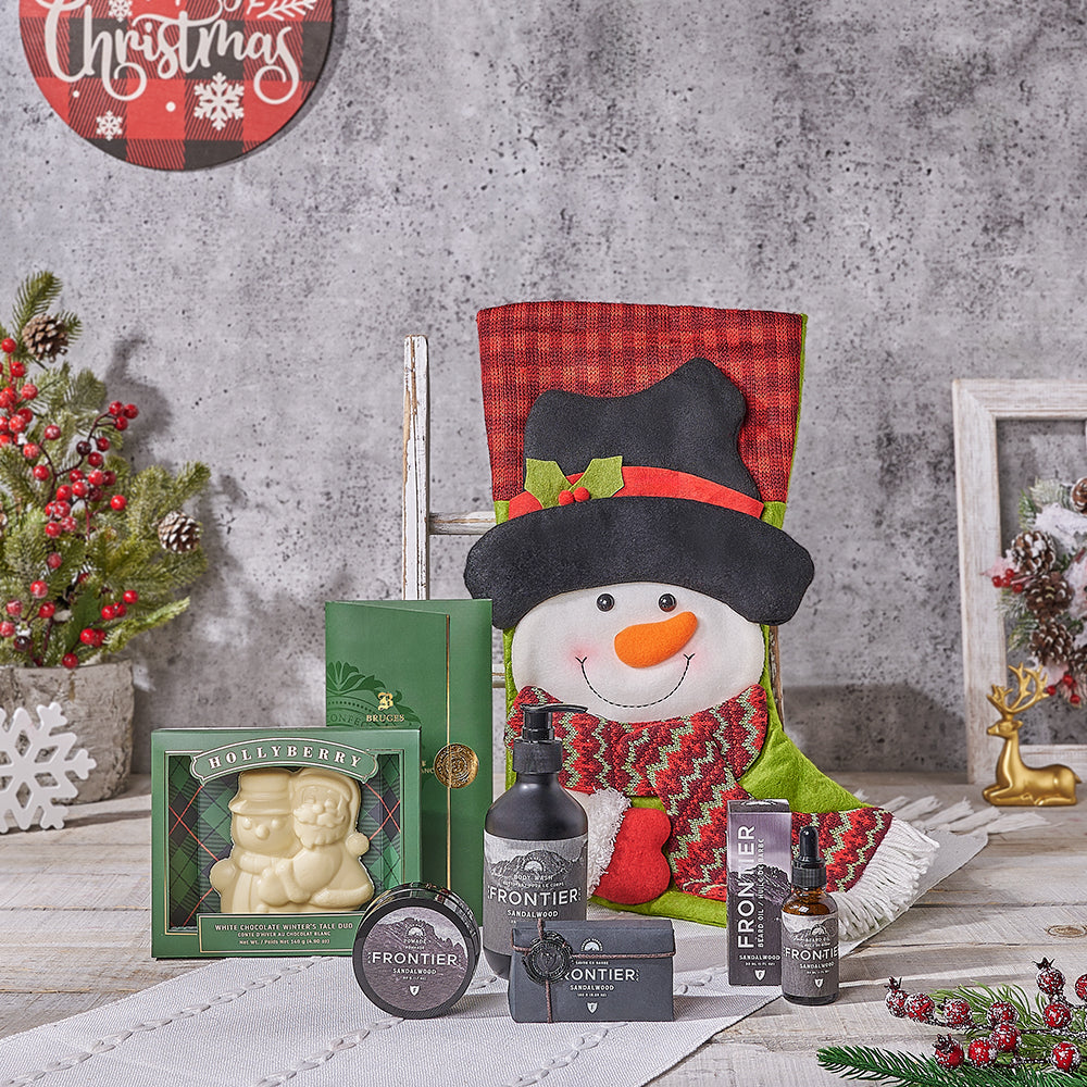 Men's Holiday Stocking Self-Care Stuffer, christmas gift, christmas, spa gift, spa, bath gift, bath, Canada delivery