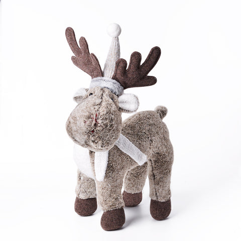 Soft Holiday Reindeer, plush toy, plush, plush toy gift, plush gift, holiday decoration gift, holiday decoration
