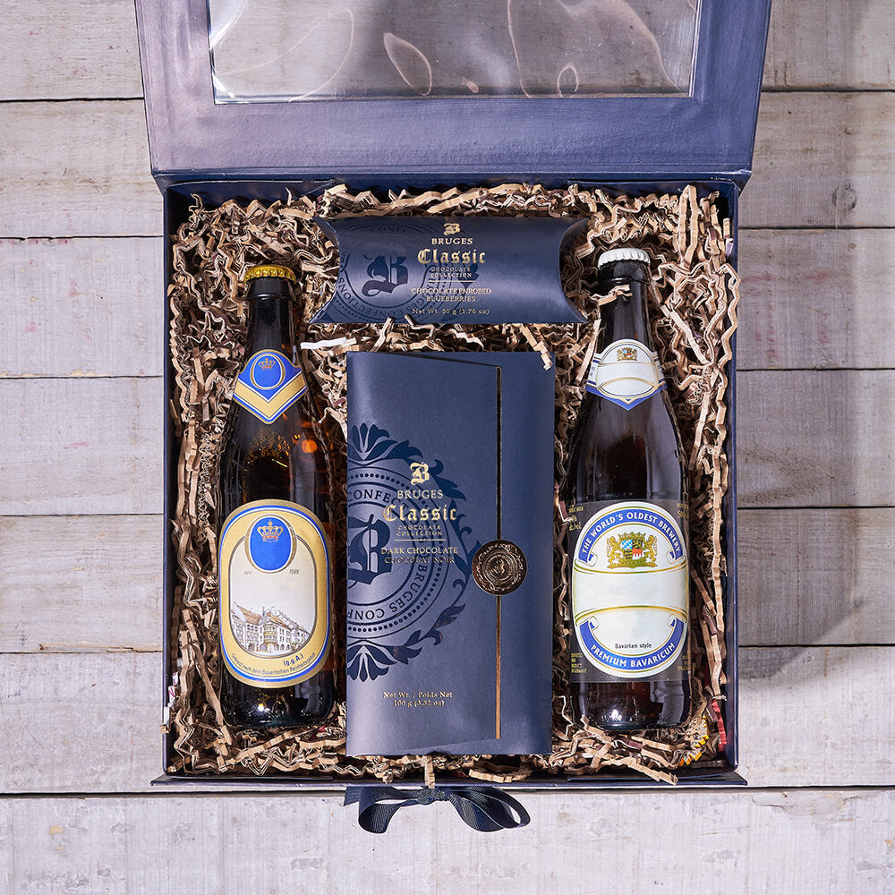 The Heritage Brew & Chocolate Box, beer gift, beer, gourmet gift, gourmet