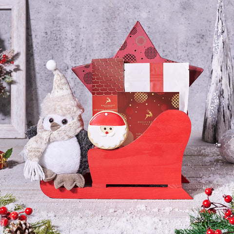 Sweet Christmas Sleigh Ride, chocolate gift, chocolate, gourmet gift, gourmet, christmas gift, christmas, holiday gift, holiday