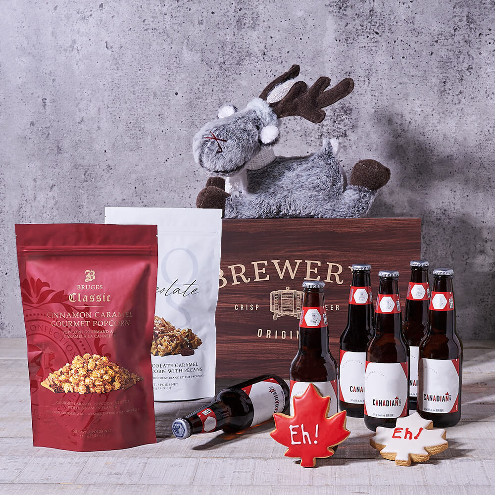 The Canadian Beer Classics Gift Box, canada day gift, canada day, gourmet gift, gourmet, beer gift, beer