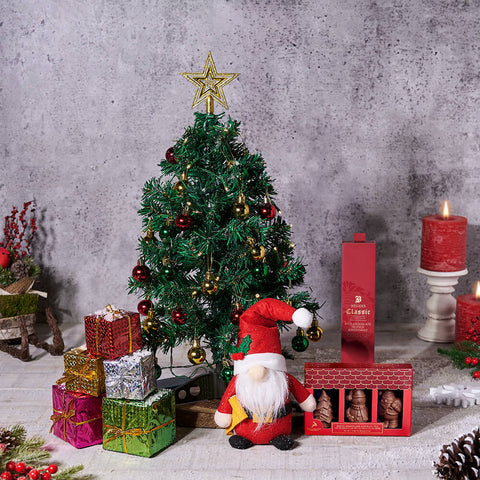 Total Christmas Tree Gift Set, christmas gift, christmas, holiday gift, holiday, gourmet gift, gourmet, chocolate gift, chocolate