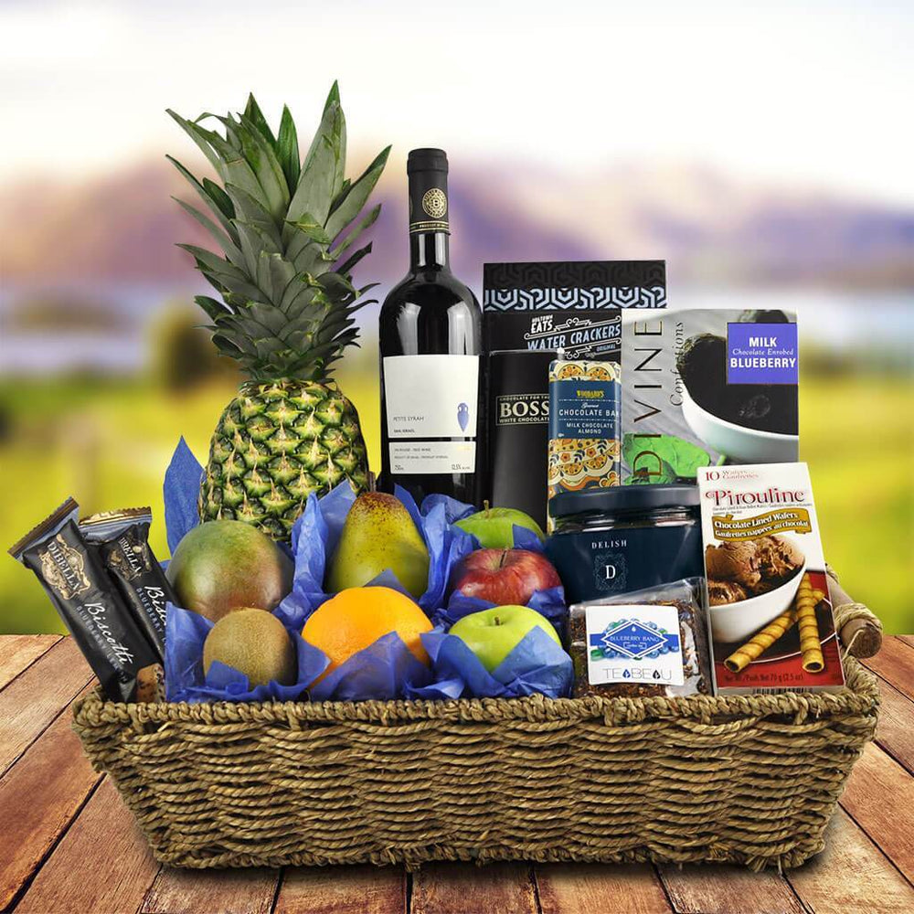 Tuscany Wine Gift Basket Wine gift baskets Canada delivery