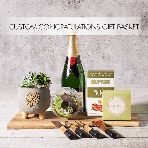 Custom Congratulations Gift Baskets