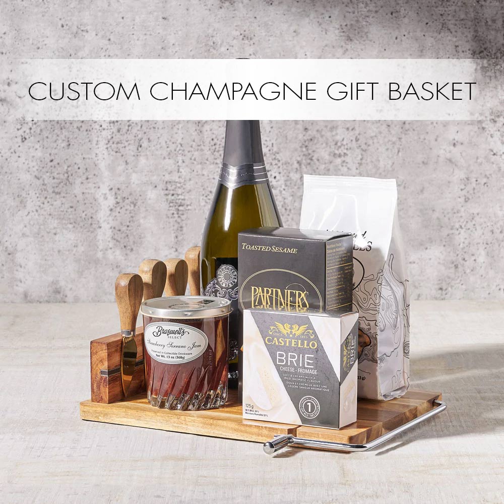 Custom Champagne Gift Baskets