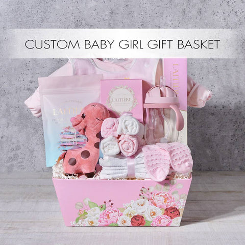 Custom Baby Girl Gift Basket