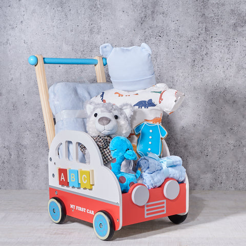 Plush Toy & Car Walker Baby Gift, baby gift, baby, baby toy gift, baby toy