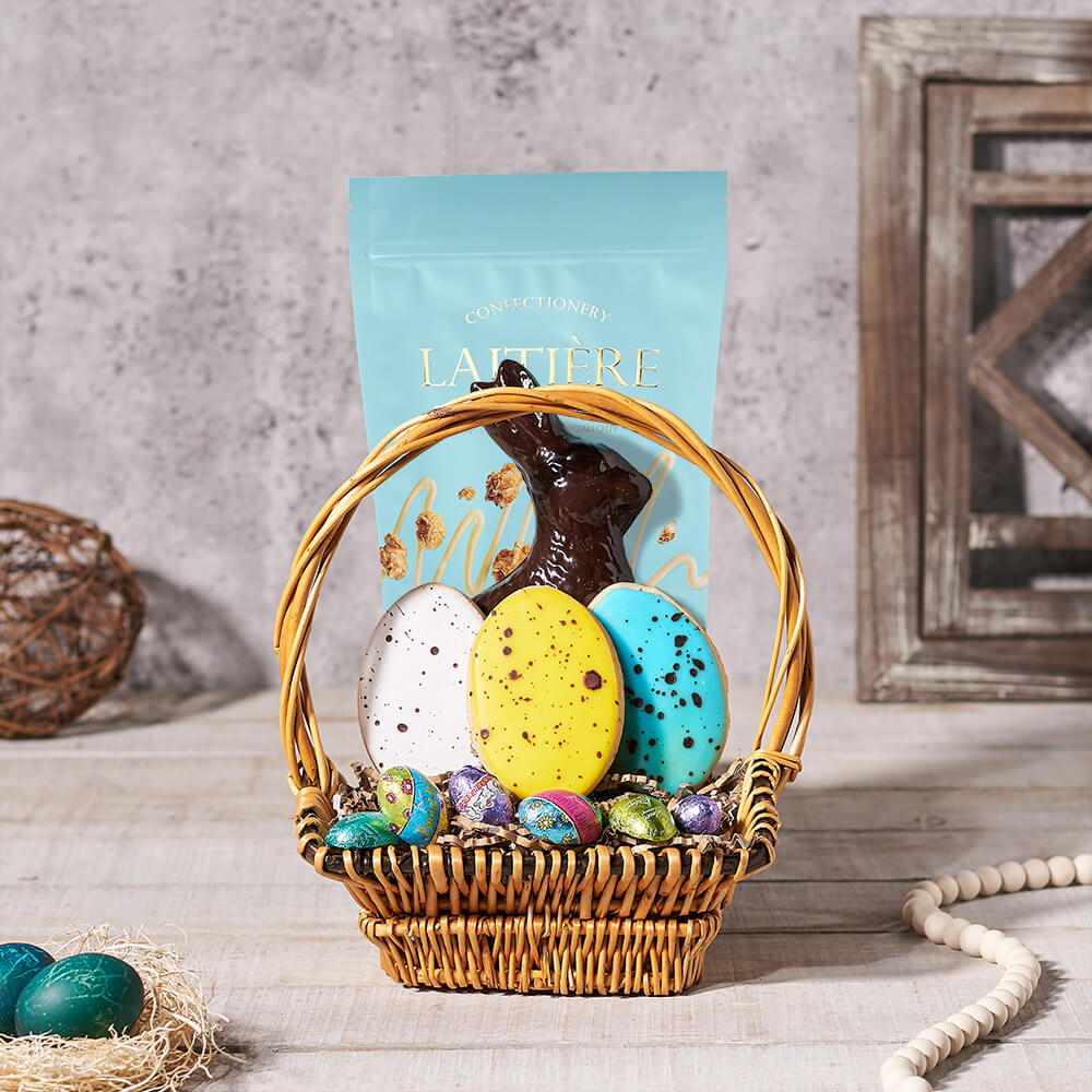 Chocolate Paradise Easter Gift Basket, chocolate gift, chocolate, easter gift, easter, gourmet gift, gourmet