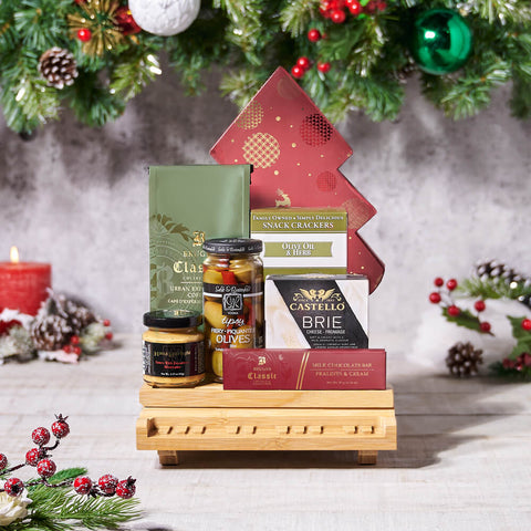 Christmas Delights Gift Set, christmas gift, christmas, holiday gift, holiday, gourmet gift, gourmet, coffee gift, coffee, chocolate gift, chocolate