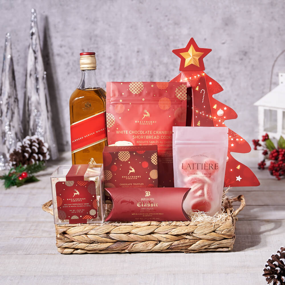 Christmas Delights With Whiskey, christmas gift, christmas, holiday gift, holiday, gourmet gift, gourmet, liquor gift, liquor