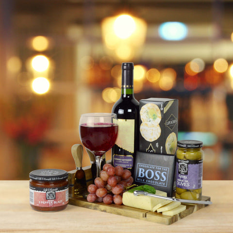 Kosher Wine and Cheese Board