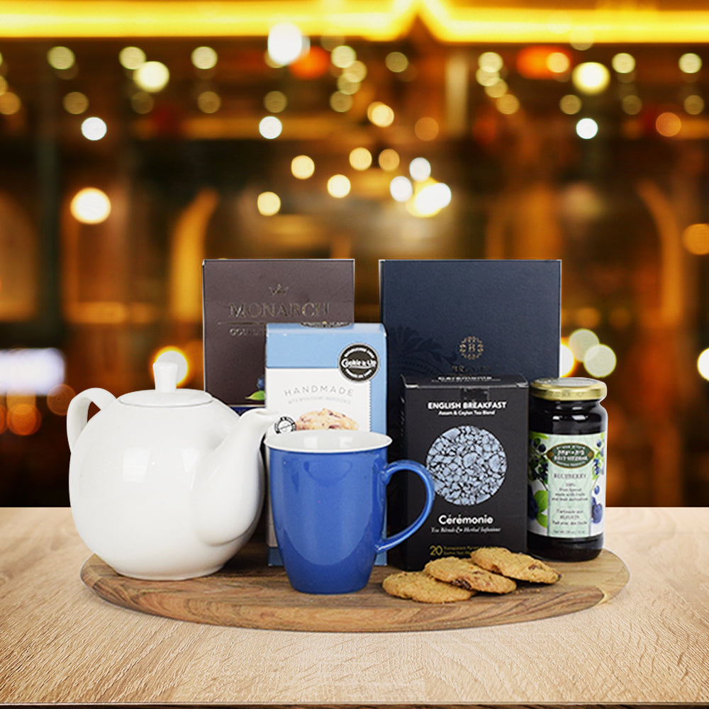 Comfy, Cozy Kosher Tea Gift Tray kosher gift baskets