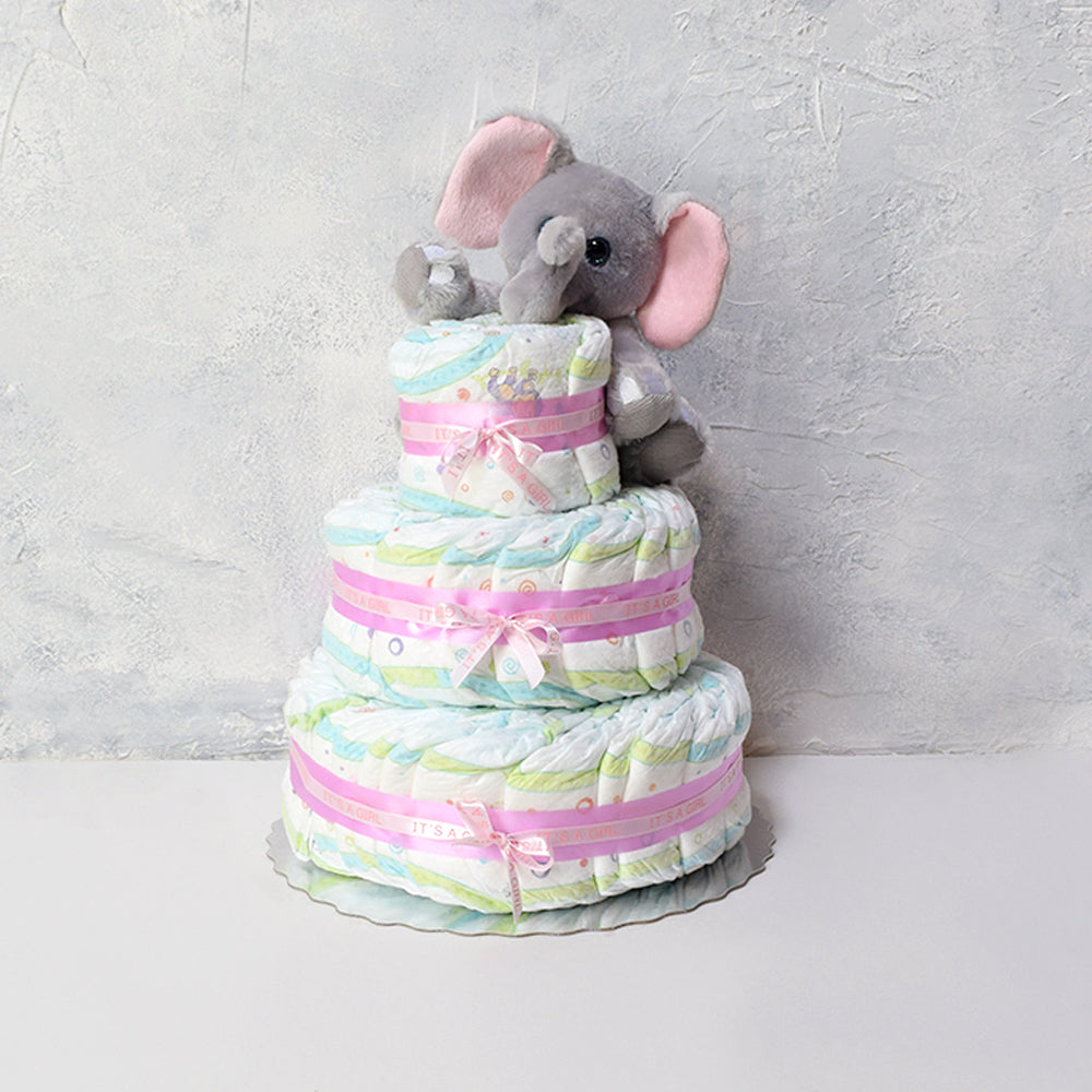 Diaper Cake with Elephant