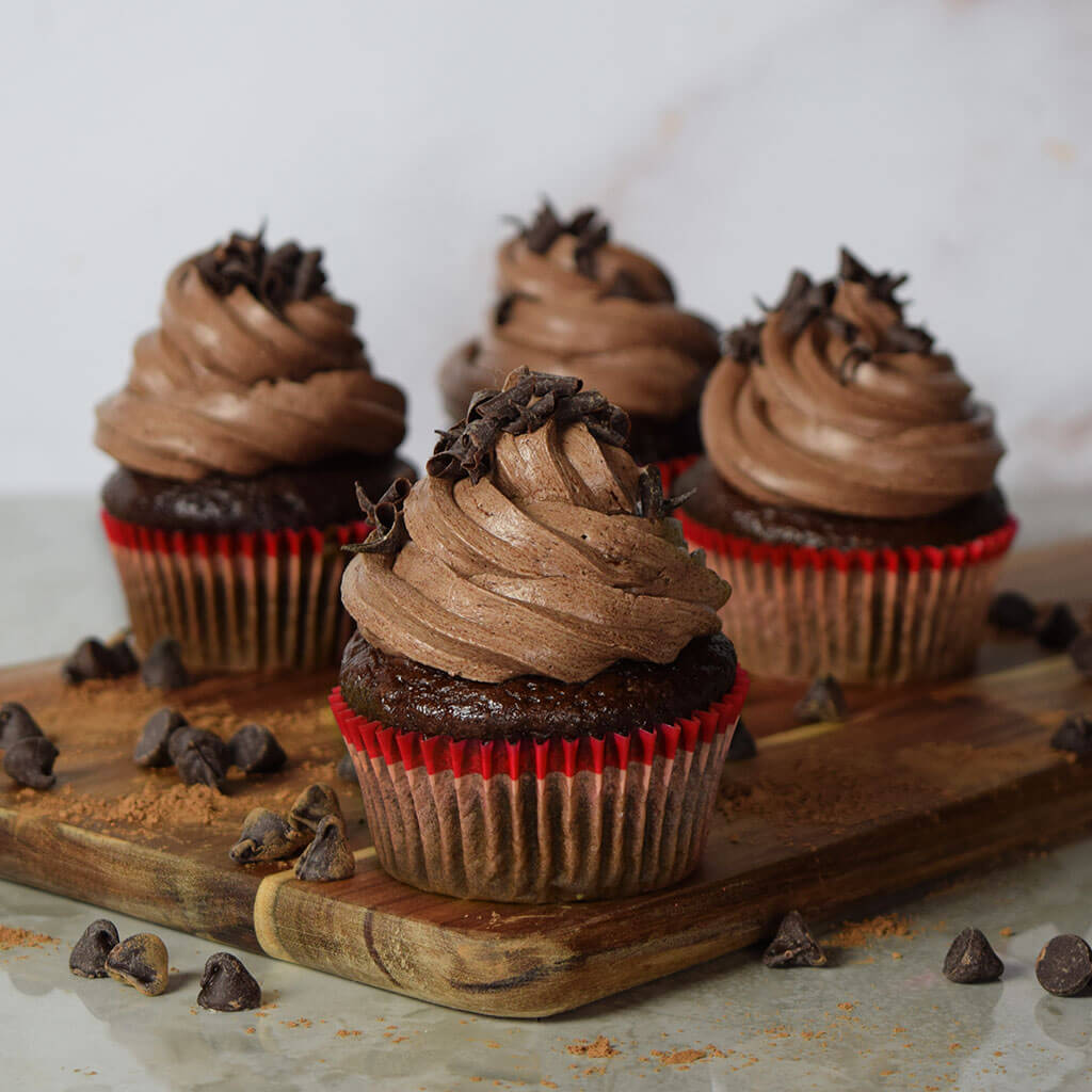 Double Chocolate Cupcakes